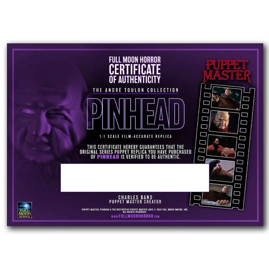 The Andre Toulon Puppet Master Replica Collection - PINHEAD