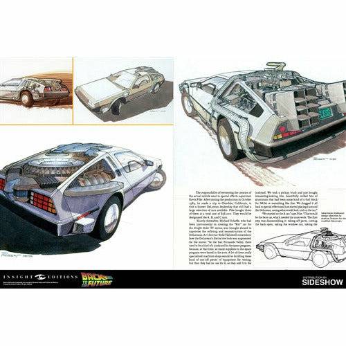 Back to the Future: The Ultimate Visual History Collector's Edition Hardcover book with Sculpted Movie Poster [2017]