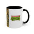 Teenage Mutant Marcus Turtle Accent Coffee Mug - A Marcus the Worm Retro Turtle (11/15oz)