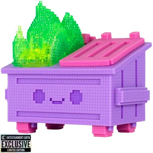 Magical 8-Bit Dumpster Fire Vinyl Figure - Limited Edition Entertainment Earth Exclusive