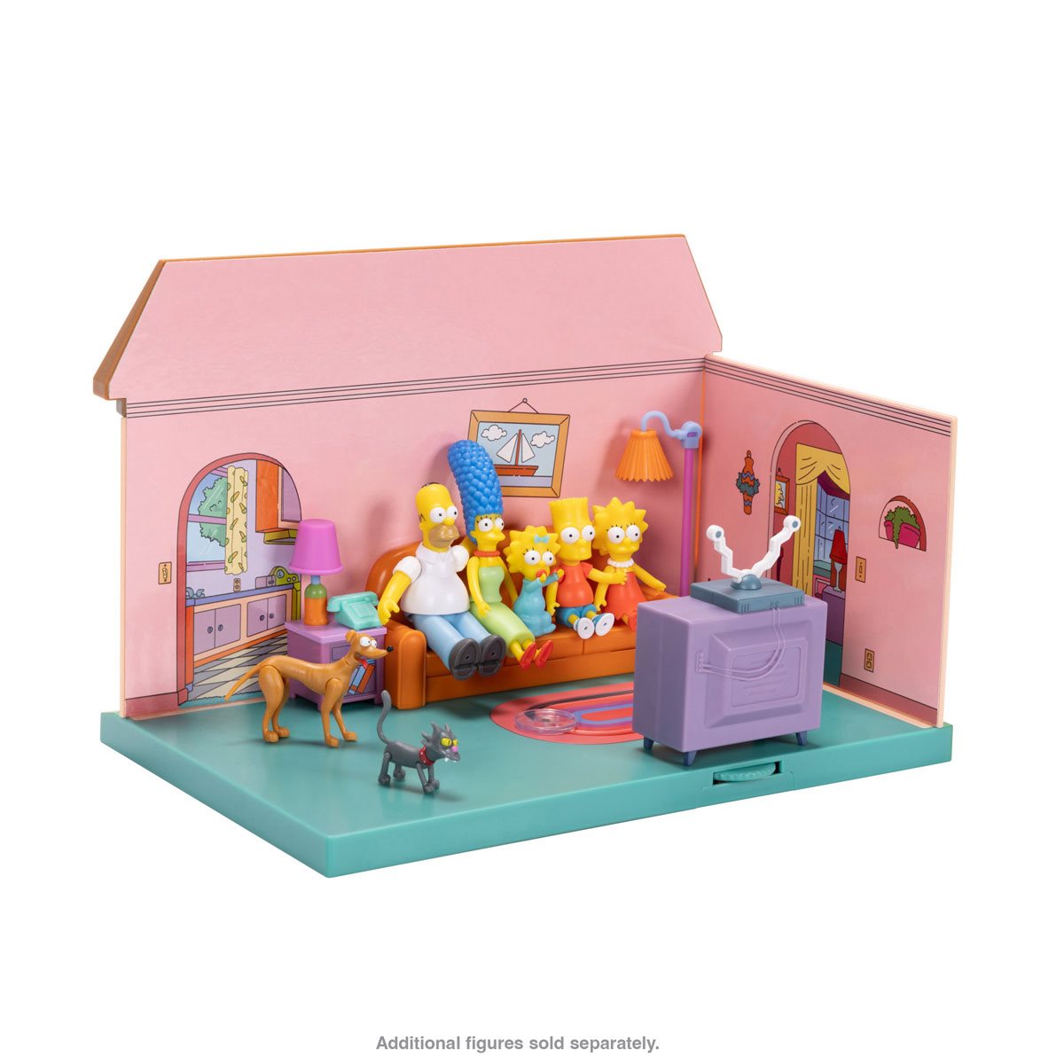 The Simpsons House Living Room Diorama Playset