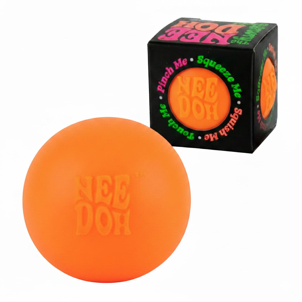 World's Smallest Nee-Doh Orange Squishy Stress Reliever