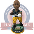 AJ Dillon Green Bay Bobblehead with Bobbling Quads