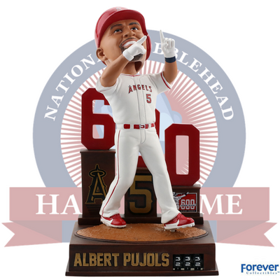 Albert Pujols Los Angeles Angels 600 Home Run Tracker Bobblehead