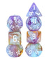 Amethyst Sunset RPG Dice Set