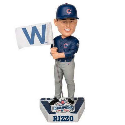 Chicago Cubs 2016 World Series Fly the W Bobbleheads