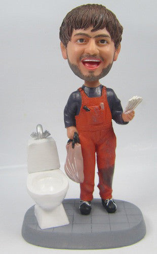 Bathroom Tile Setter Bobblehead