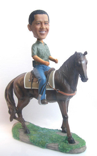 Male Horse Rider Equestrian Bobblehead