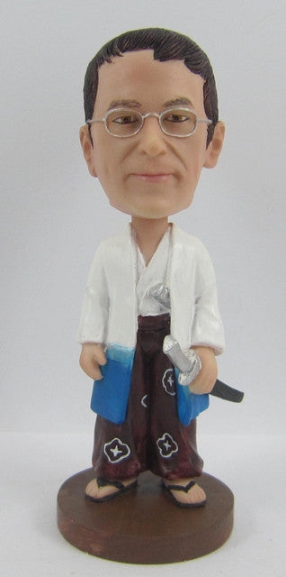 Samurai Bobblehead with Sword