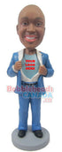 Super Company Logo Man Bobblehead #1