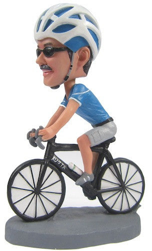 Custom Male Cyclist Bobblehead