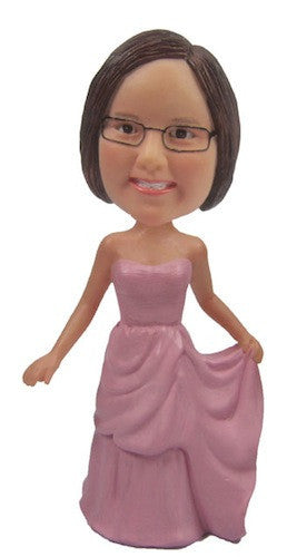 Pink Dress Bobblehead #2