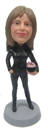 Racer Female Bobblehead