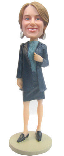 Business Woman Bobblehead #2
