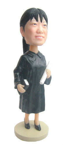 Graduation Female Bobblehead #1