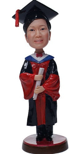 Graduation Female Bobblehead #2