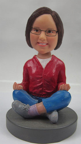 Yoga Female Bobblehead #1