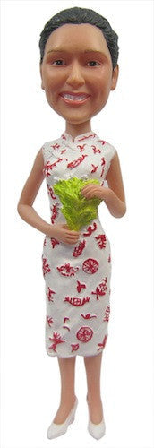 Female Dress Bobblehead #4