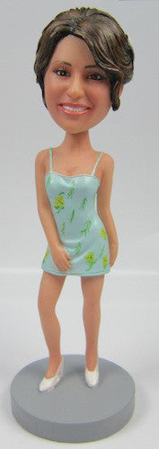Female Dress Bobblehead #5