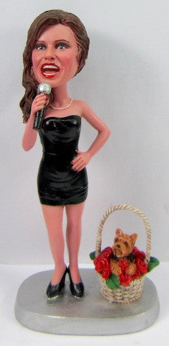 Female Singer Bobblehead #3