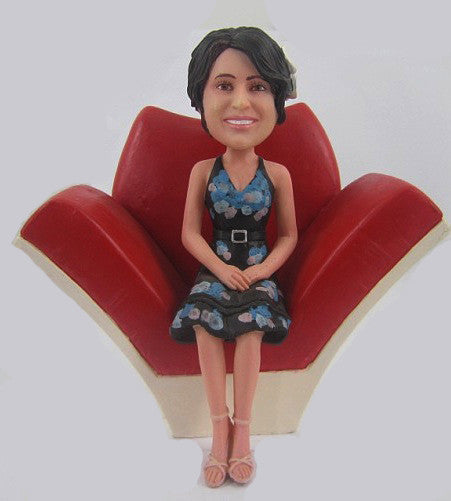 Female Dress Bobblehead #6