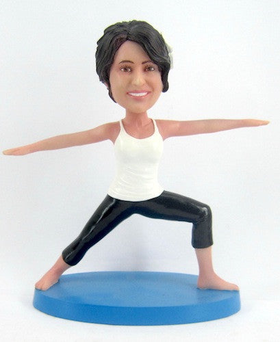Female Yoga Bobblehead #2