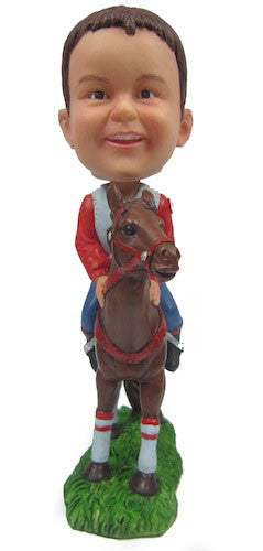 Child Jockey on Horse