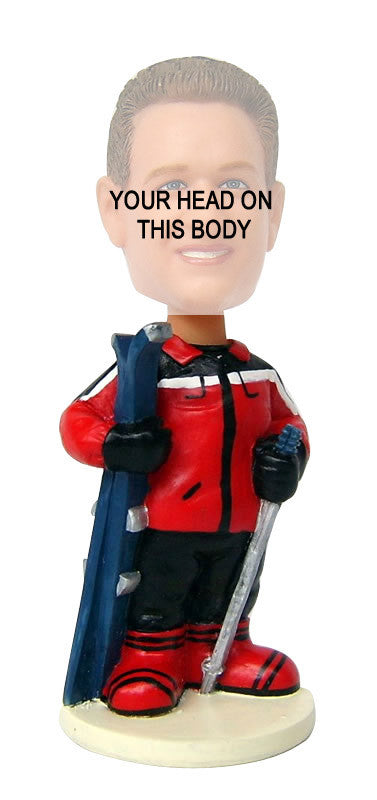 Child Skier Bobblehead