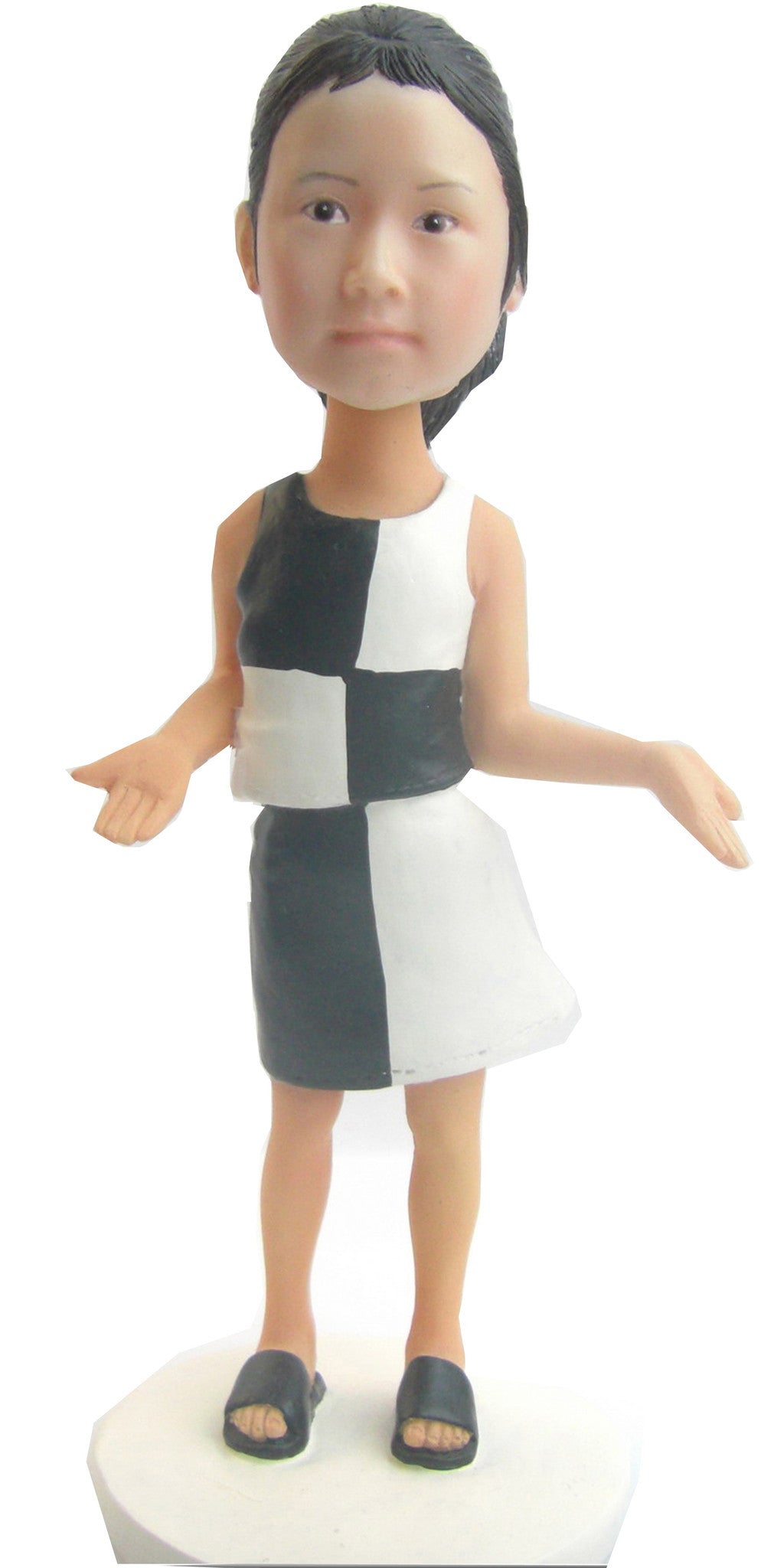 Black/White Dress Girl