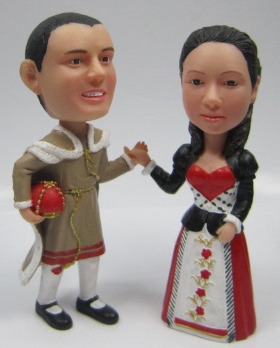 King and Queen Of Hearts Bobbleheads
