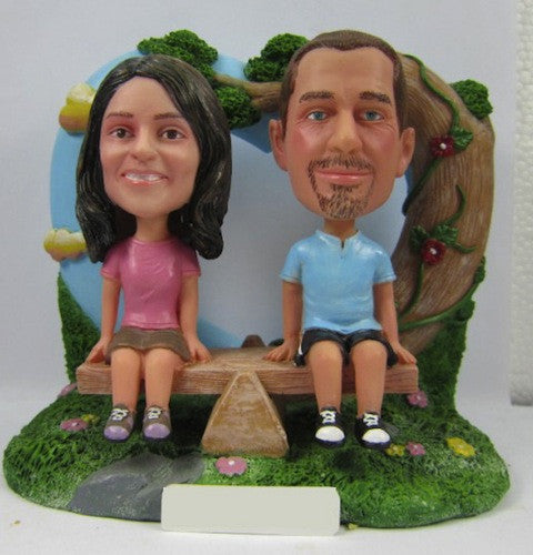 Classic Collectable Styled Couple Bobbleheads #5