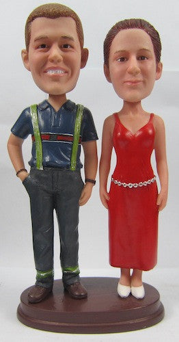 Classic Collectable Styled Couple Bobbleheads #7