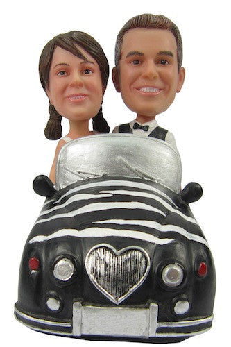 Couple in Car Bobbleheads #2