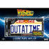 Back to the Future OUTATIME License Plate Replica