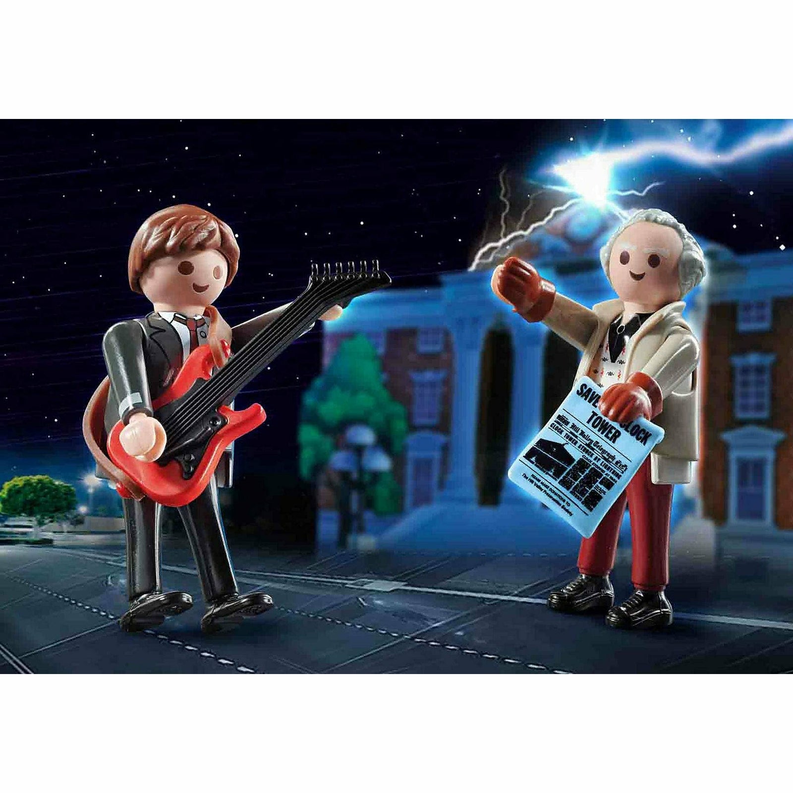 Back to the Future Playmobil Marty McFly & Dr. Emmett Brown 