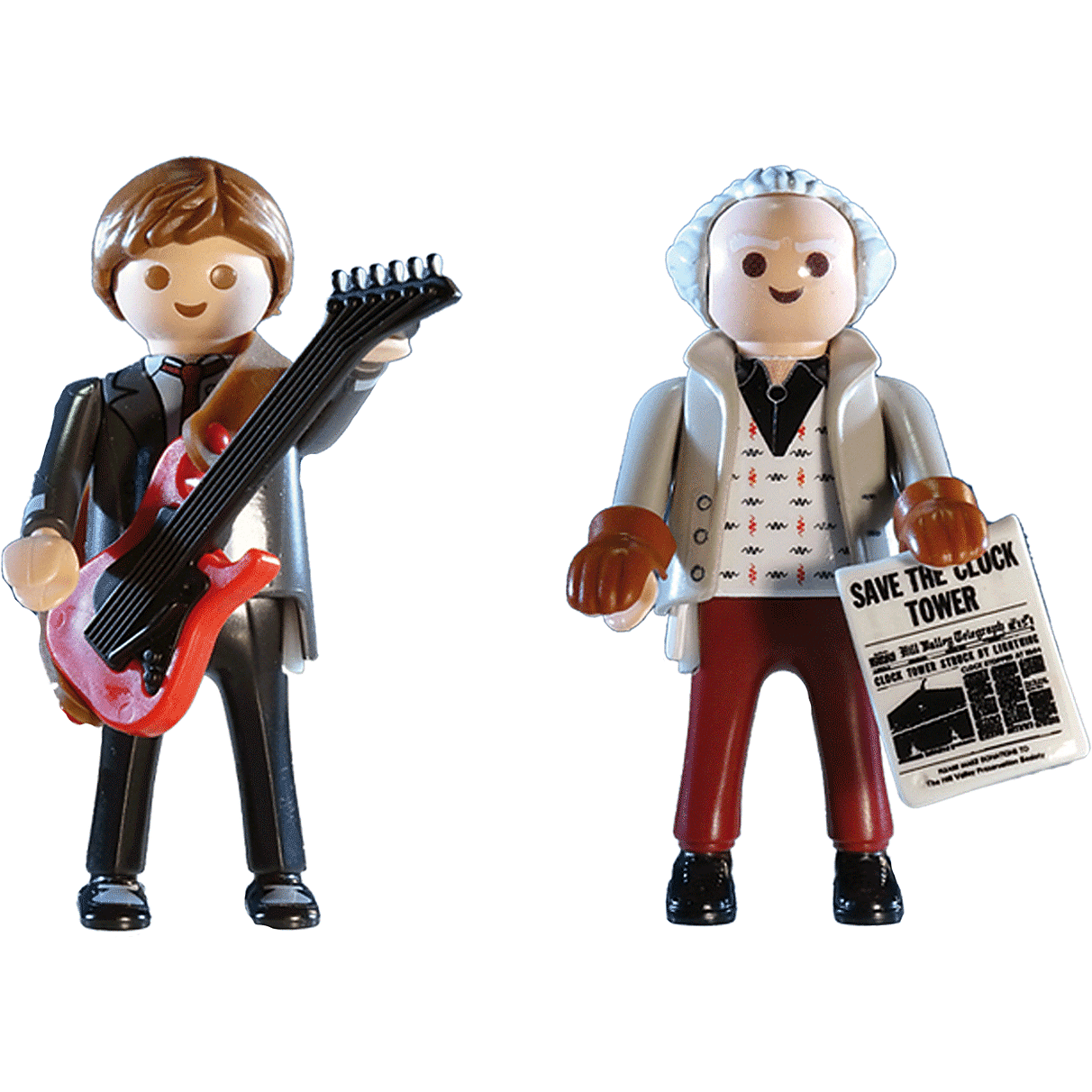 Back to the Future Playmobil Marty McFly & Dr. Emmett Brown 