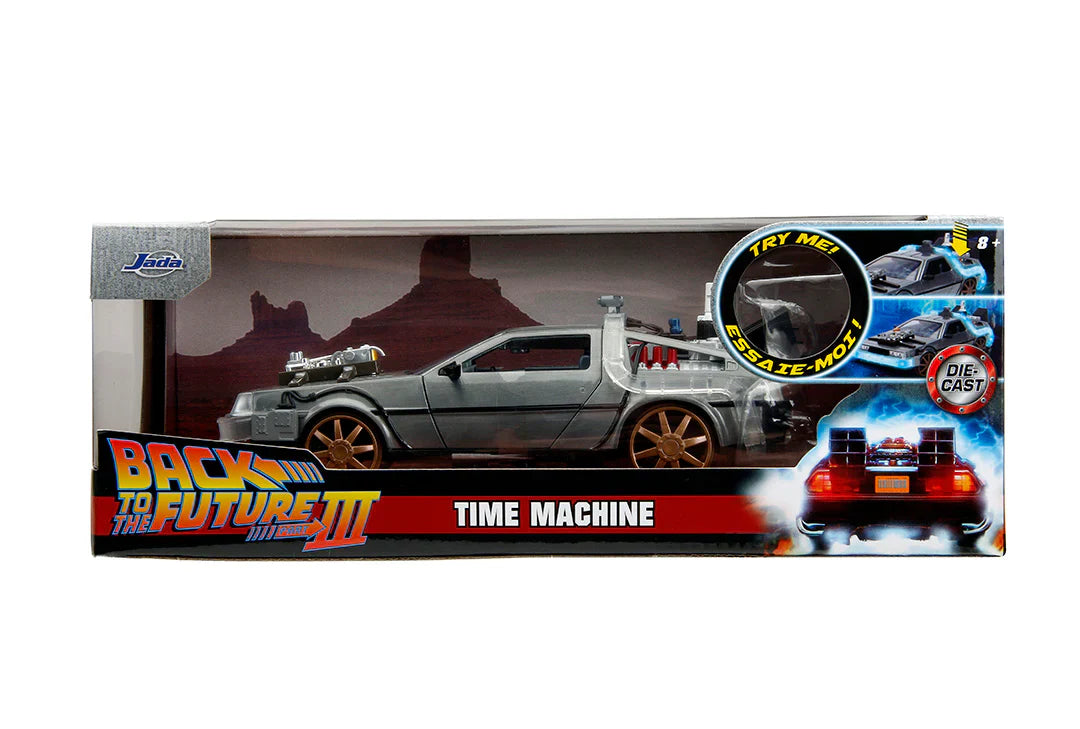 Back to the Future Part III (rail version) die-cast 1:24 scale 