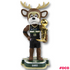 Milwaukee Bucks 2021 NBA Champions Exclusive Black Jersey Bobbleheads