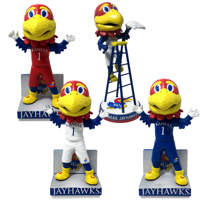 Big Jay Kansas Jayhawks Mascot Bobbleheads