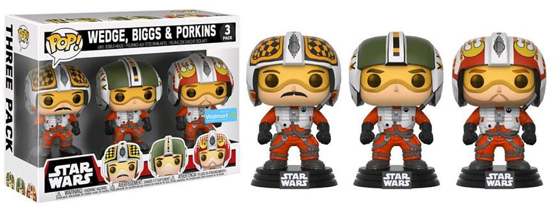 Biggs, Wedge, & Porkins 3-pk - Walmart Exclusive