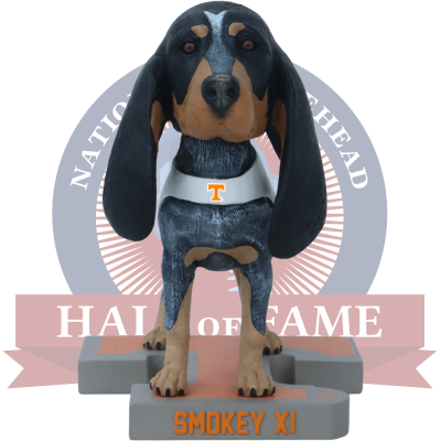 Smokey XI Tennessee Volunteers Live Dog Bobblehead
