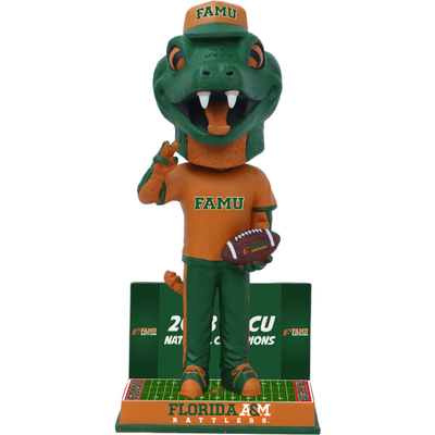 Florida A&M Rattlers 2023 HBCU National Champions Mascot Bobbleheads
