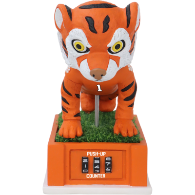 The Tiger Clemson Tigers Mascot Push-Up Counter Bobblehead