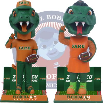 Florida A&M Rattlers 2023 HBCU National Champions Mascot Bobbleheads