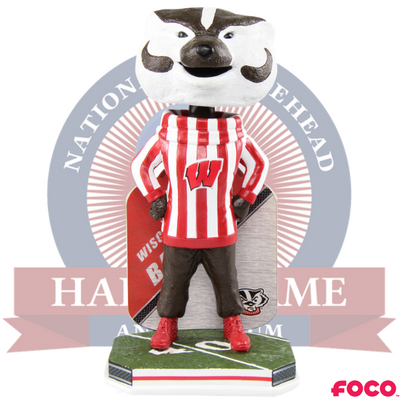 Bucky Badger Wisconsin Badgers Mascot Bobblehead