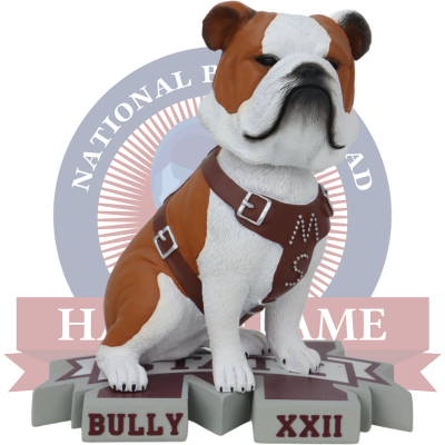 Bully XXII Mississippi State Bulldogs Live Bulldog Bobblehead