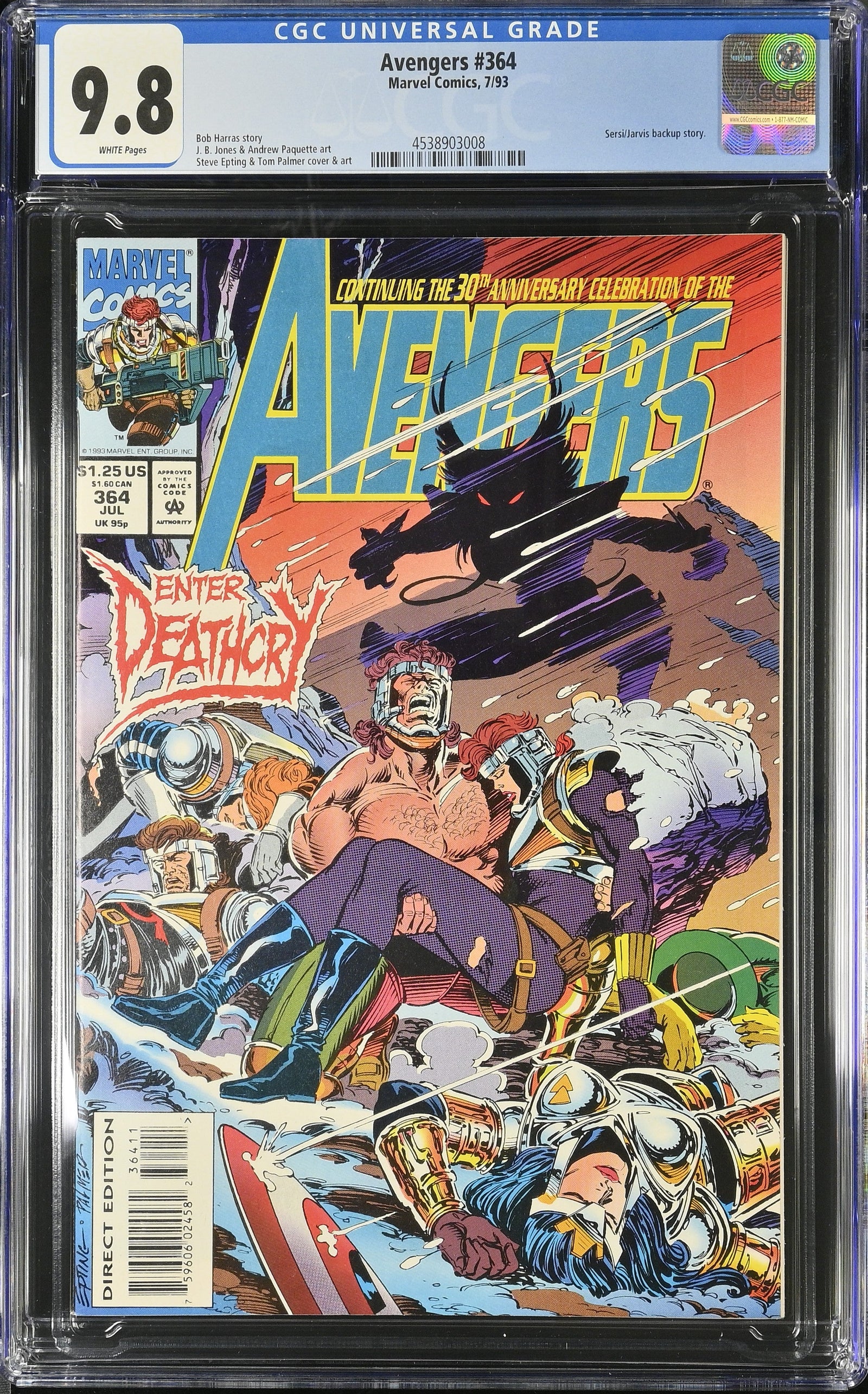 Avengers #364 (7/93) - Graded CGC 9.8