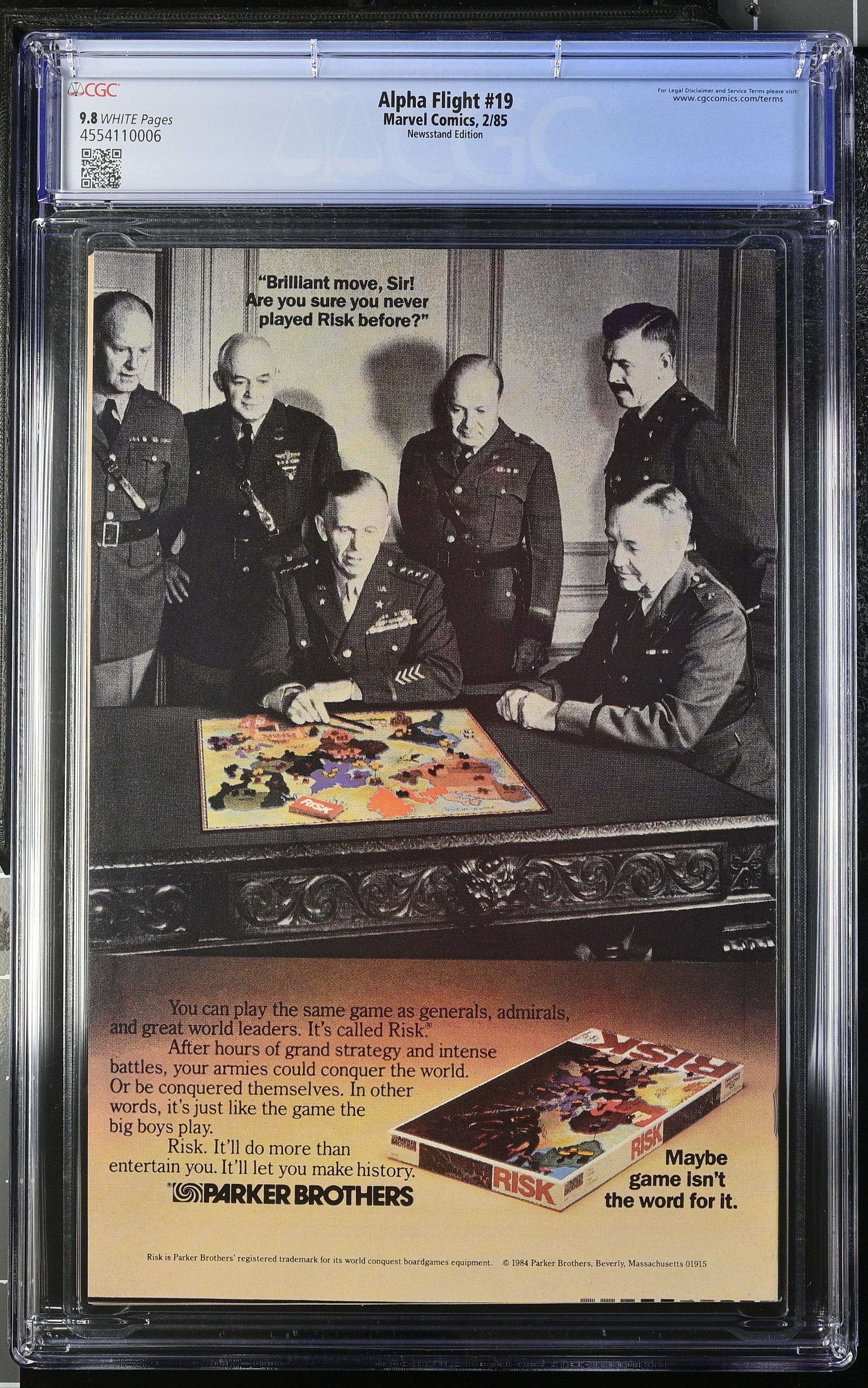 Alpha Flight #19 (2/85) Graded CGC 9.8 Newsstand Edition