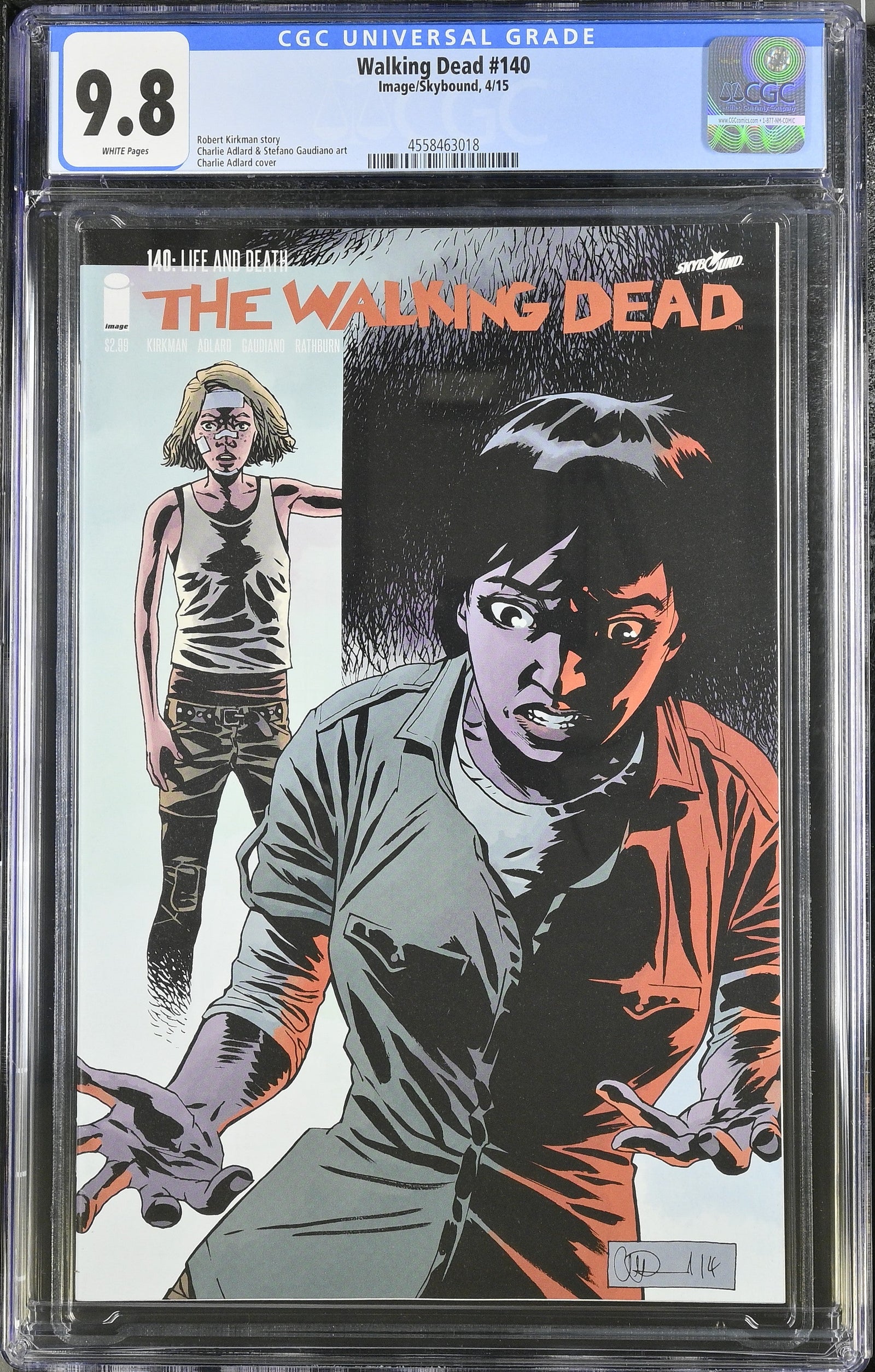 Walking Dead #140 (4/15) Graded CGC 9.8