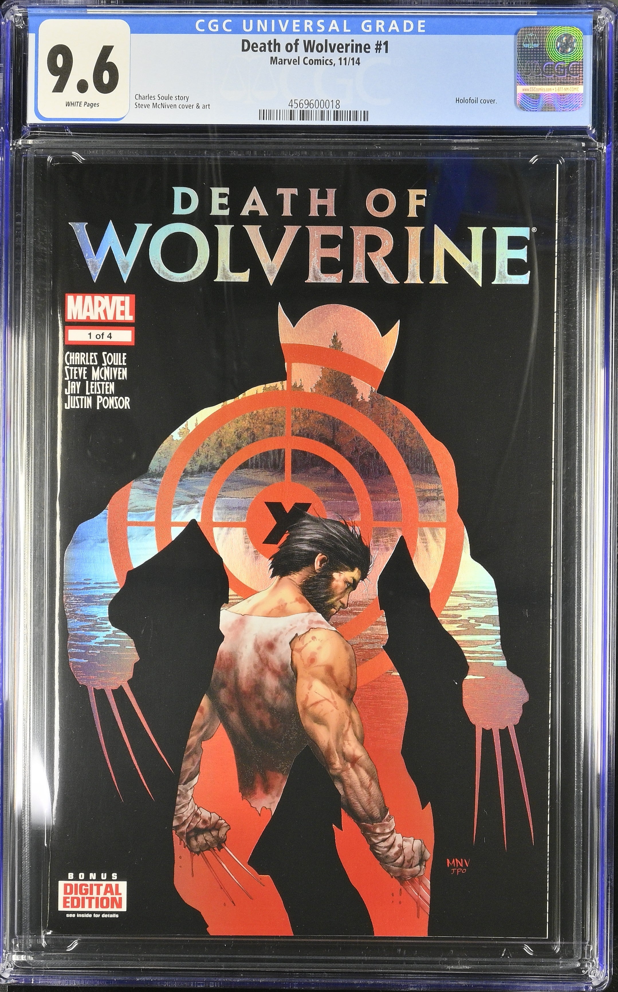 Death of Wolverine #1 (11/14) Graded CGC 9.6